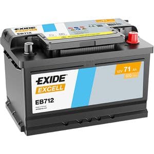 Exide Excell EB712 Starter Battery