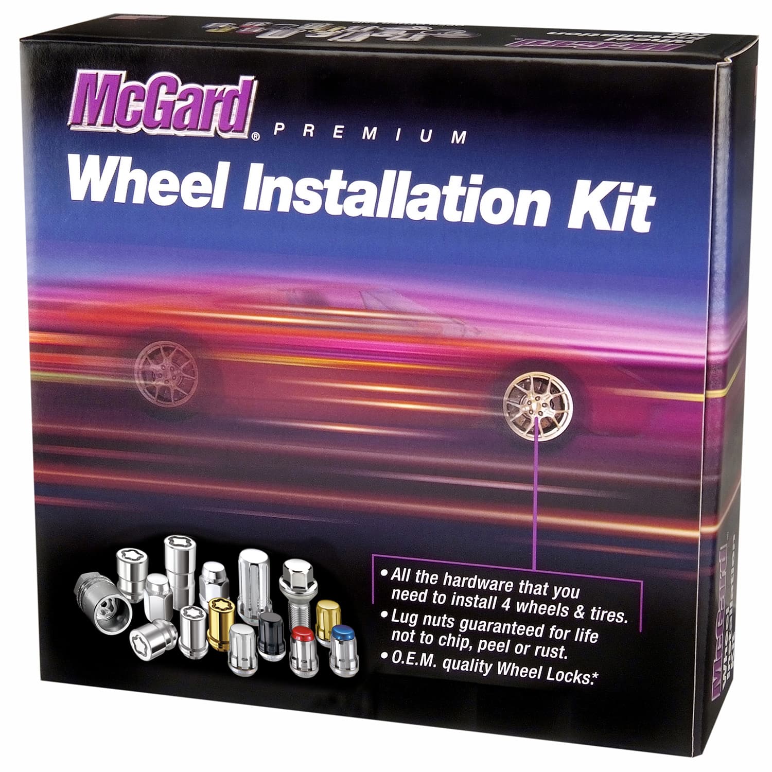 McGard Black SplineDrive Wheel Lock Kit 65557BK